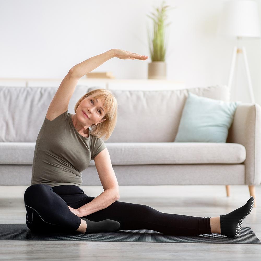 5 Pairs of Premium Unisex Anti-Slip socks, Sweat-Absorbent, Breathable, And Comfortable for Yoga, Pilates, Barre, Home Workout, And Sports, Allseason