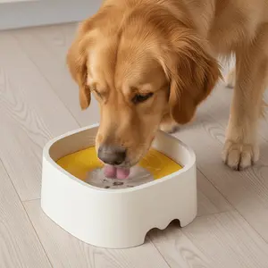 Floating Pet Water Bowl - Anti-Splash Anti-Tip Non-Slip, Detachable Design Easy to Clean Pet Floating Bowl