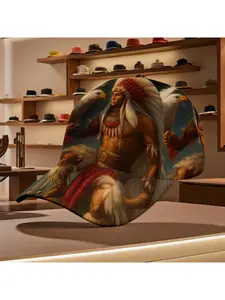 Indigenous Warrior & Bald Eagle Art Baseball Cap – Bold Feathered Headdress & Wildlife Print, All-Season Stylish Hat for Daily Wear & Casual Outfits, Perfect for Cultural Art & Wildlife Fashion Enthusiasts