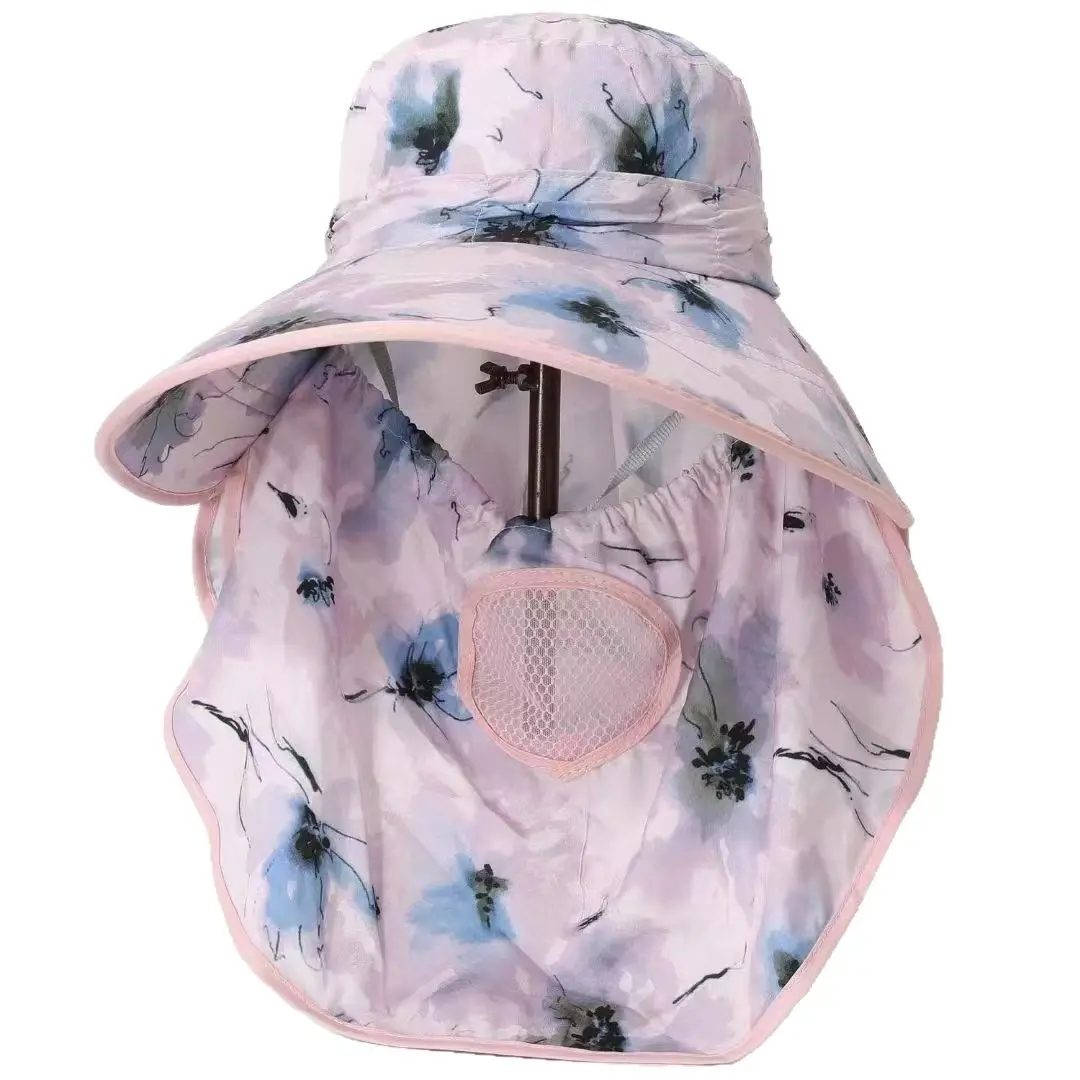 Women's Wide Brim Sun Hat, Breathable Cycling Hat with Ponytail Hole and Windproof Strap for Active Lifestyle Sports & Outdoor, Biking, Wide Brim Cap, Active Lifestyle Sports & Outdoor Hats