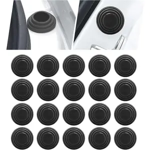 20 Pack Car Door Shock Absorber, Anti-Collision Protective Pads, Round Design, Provide Buffering Function, Universal Waterproof Soft Vehicle Side Door Sticker Replacement