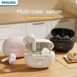 Philips Wireless Earbuds Lightweight In-Ear Design, Capacitive Microphone, Up to 20 Hours Playback, Active Noise Cancellation, Touch Control