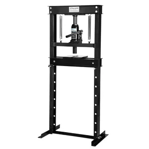 12 Ton H Frame Hydraulic Shop Press,Heavy Duty Garage Floor Press with Adjustable Height Stamping Plates,Built in Relief Valve for Bending Straightening Bearings u Joints Car Repair Professional Use