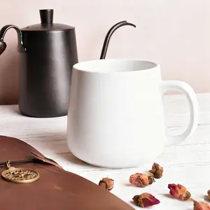 16oz Ceramic Coffee Mugs, Stackable Latte Cups, Microwave, Dishwasher & Oven Safe, Ideal for Coffee, Cappuccino, Hot Chocolate