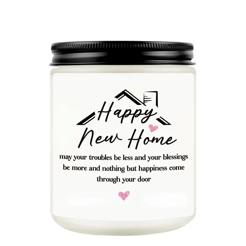 House Warming Gifts New Home Housewarming Gifts for Women Men Friend New Home Gift Ideas Cool New Homeowner Gift House Warming Apartment Party Decor Closing Presents for Home Buyers Scented Candles Decorative Candle