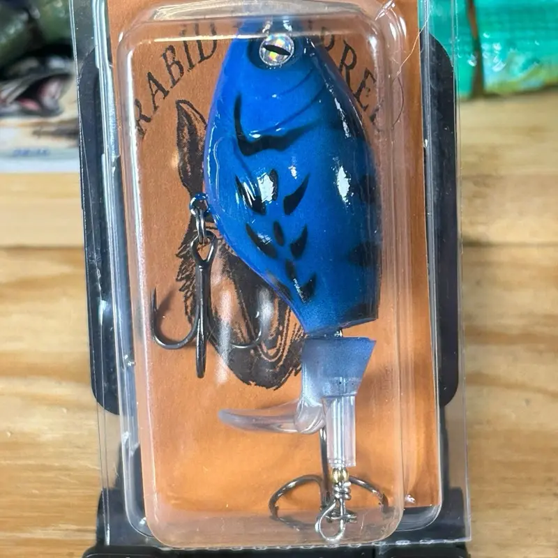 Rabbit Squirrel Hand-painted Custom Fishing Lure for Bass Pike Aggressive Strikes Durable Clear Coat Ships Fast from the USA