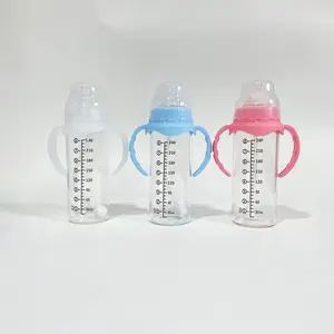 30 Pack YIPAI 12oz Blank Sublimation Milk Glass Bottles Three Color Mix Sippy Cups for Kids Ship From USA Warehouse Drinkware Water Bottles