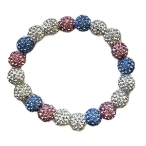 Ice Cream Baseball Rhinestone Ice Bracelet