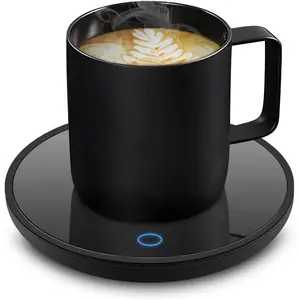 Coffee Mug Warmer, Smart Coffee Warmer Candle Warmer with Auto Shut Off for Office Desk, Cup Warmer with 2 Temperature, Electric Beverage Drink Warmer for Heating Coffee, Milk, Tea and Hot Chocolate