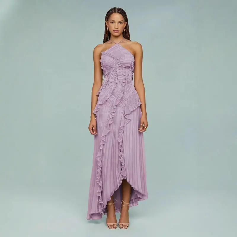 chinese dress ladies Long Sleeve Chiffon Dress