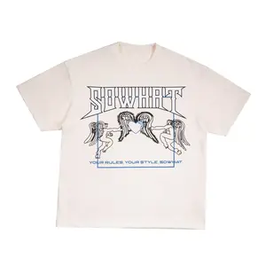 SOWHAT Heart & Wings Angele Tee Cream