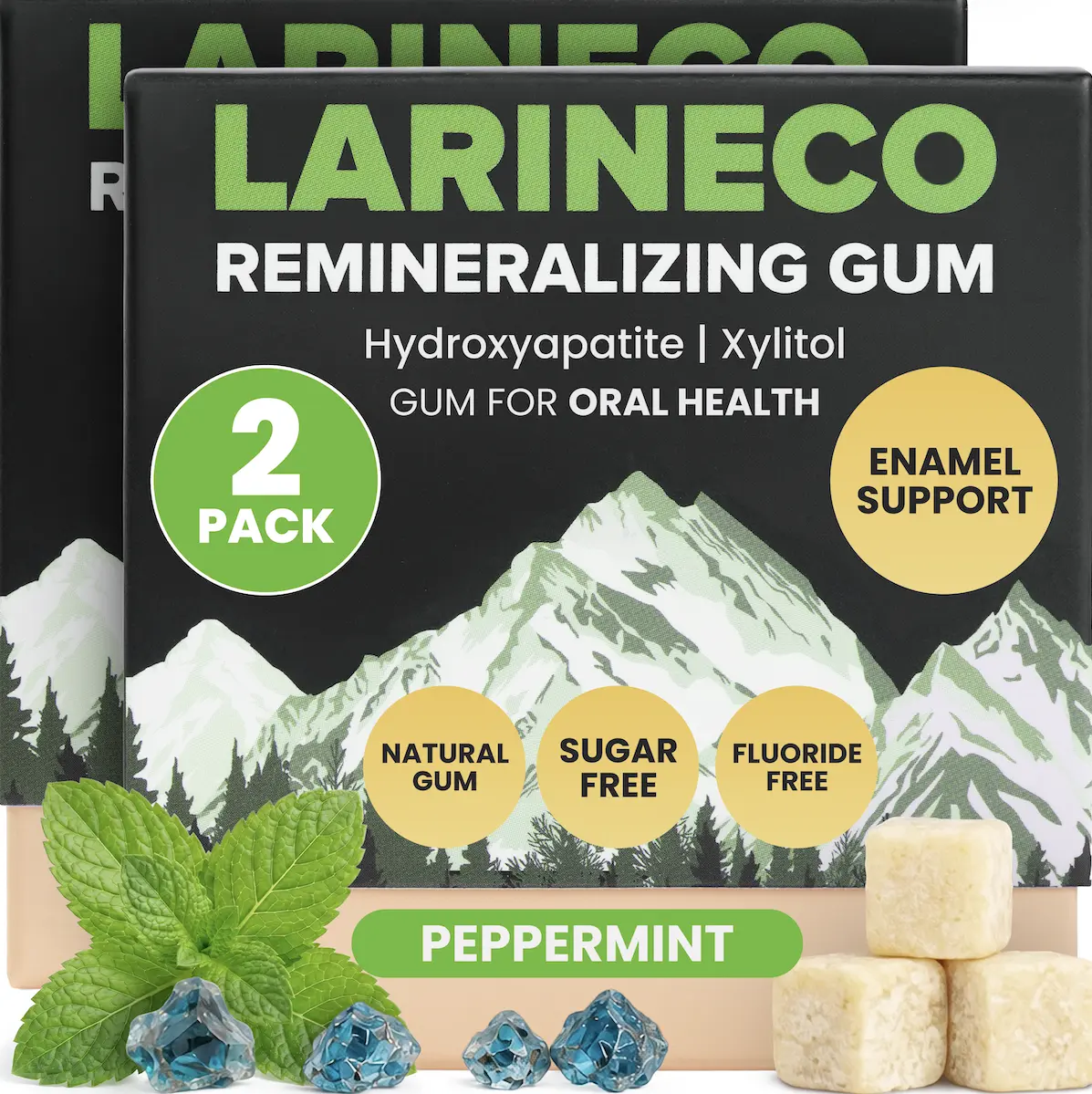 Larineco™️ - Peppermint Remineralizing Gum