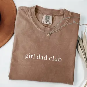 Comfort Colors Girl Dads Club Comfort Colors Shirt, Girl Dad Shirt, Girl Pregnancy Announcement, Dad Life Shirt, Father's day Gift, Dad of Girls T-shirt