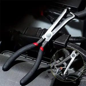 8-Inch Automotive Electrical Disconnect Pliers, Universal Ignition Coil & Fuel Line Removal Tool, Spark Plug & MAF Sensor Repair Kit for Car Maintenance