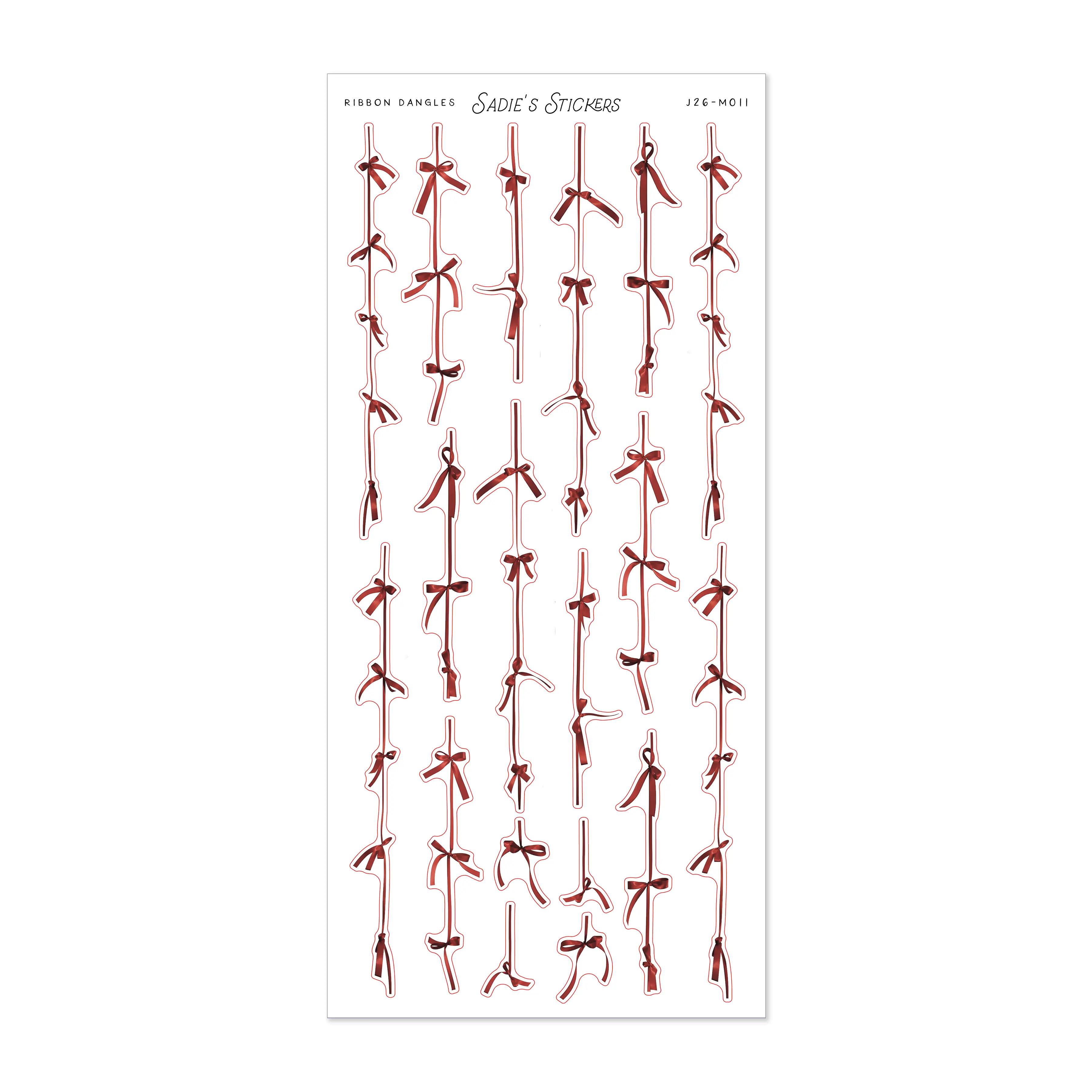 Ribbon Dangles • Journal Deco
