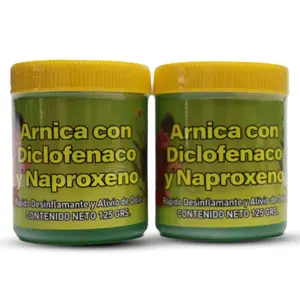 VIRAL 2 PACK HIERBASMEX SPECIAL Arnica Pomada Muscular 125g -Arnica Massage Balm - 125g Soothing Full-Body Care