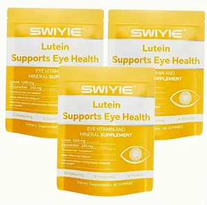Lutein & Zeaxanthin Gummies - Eye Health Supplement with Astaxanthin, Vitamin C E- Blue Light Defense, Vision Support, Berry Flavor - 60 Healthcare Dietary Fitness Edible vit b12 dietary edible fitness swivie lutein collagen Colagen