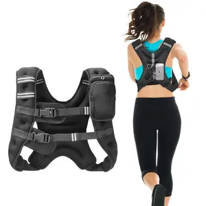 16-Lb Weighted Vest For Men And Women – Adjustable Fitness Training Gear For Strength Conditioning, Full Upper Body, Core, And Cardio Workouts, Durable Breathable Mesh, Secure Fit, Ideal For Home Gym Use