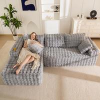 Bubble Grey-Left Facing Chaise