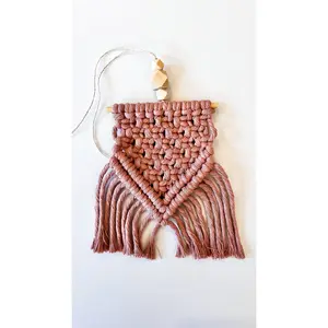Macrame Car Charm