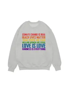 Climate Change Is Real Equality T‑Shirt – Sweatshirt – Hoodie | Multicolor Activism Graphic Top | Empowering Human Rights Apparel | Progressive Pride Gift