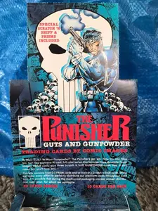 2 (TWO) Packs 1992 Comic Images Marvel The Punisher Guts & Gunpowder