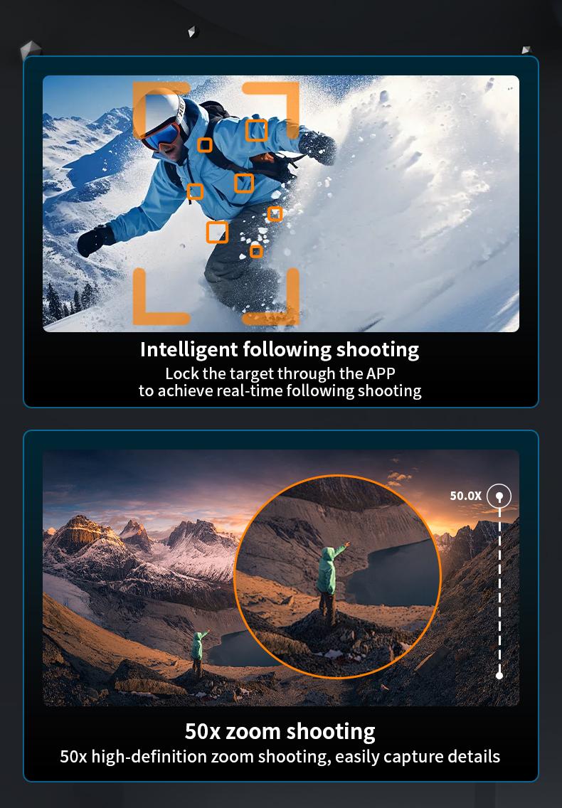 MAX Dual Camera Drone with Obstacle Avoidance, Brushless Motor, Dual Batteries, 4.3" HD Display Remote, Foldable RC Drone for Adults Beginners