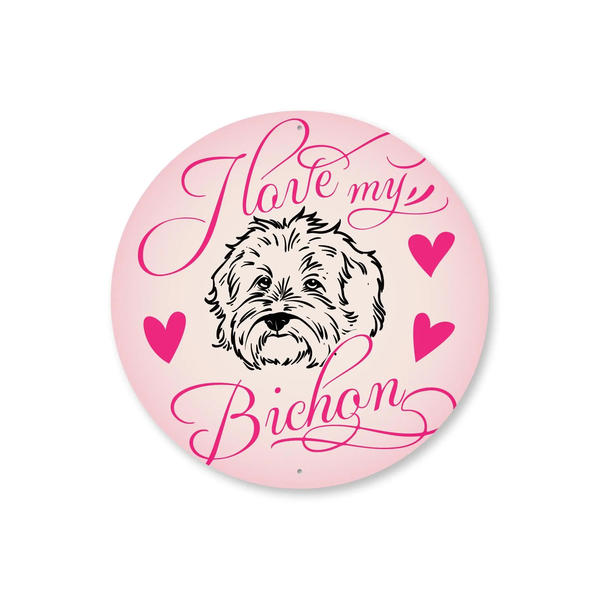 Bichon Dog Lovers Sign