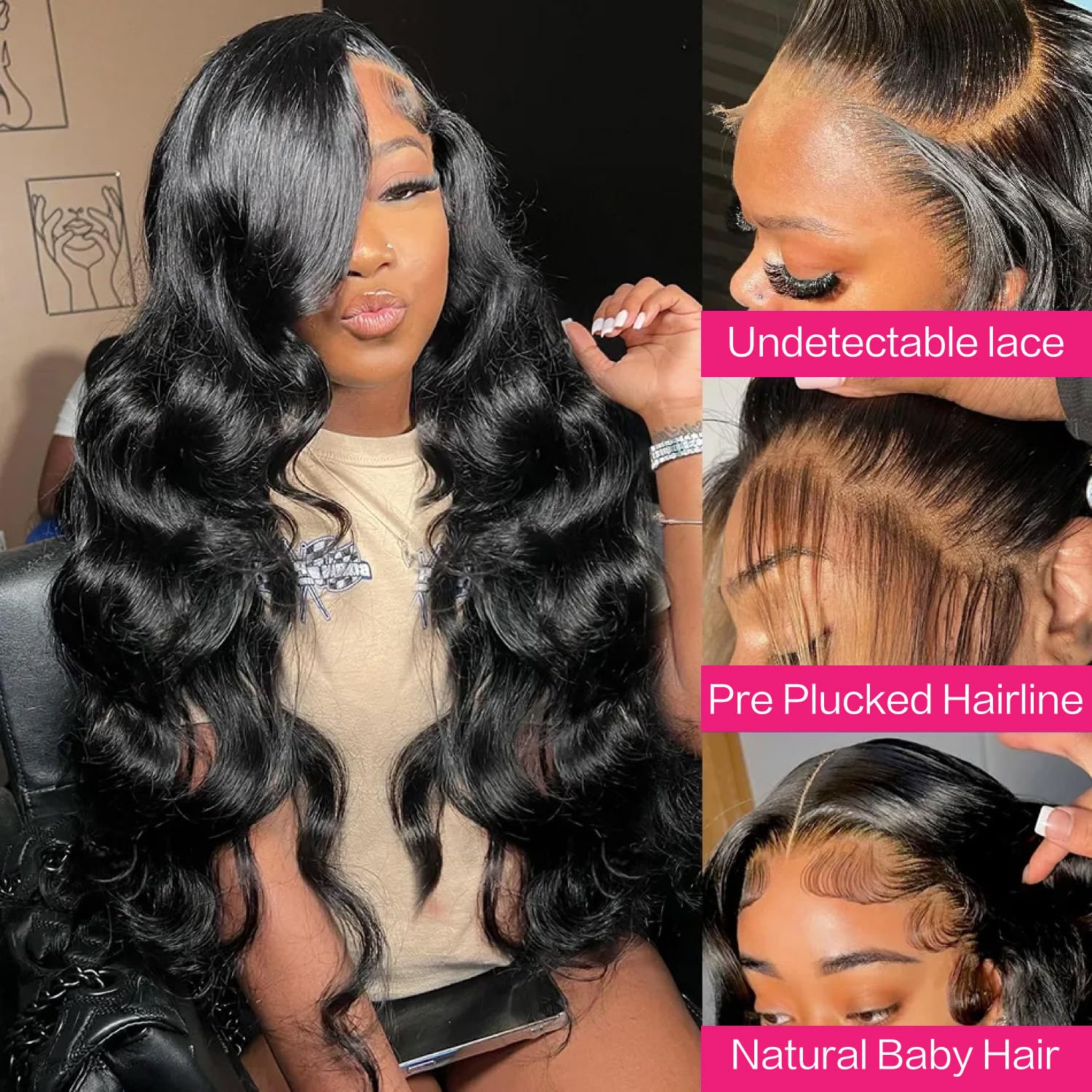 Bling Hair Clearance Sale Body Wave Wig Hd Lace Wig 13x6 13x4 Transparent Lace Frontal Human Hair Wig Pre Plucked Natural Hairline 6x4 Lace Closure Glueless Wig