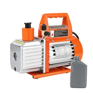 GARVEE Rotary Vane Vacuum Pumps: 5CFM, 4.5CFM, and 3.5CFM Options with 1/2HP, 1/3HP, and 1/4HP Motors for HVAC, Refrigerant Handling, and Vacuum Packaging, Complete with Oil Bottle for Enhanced Efficiency.