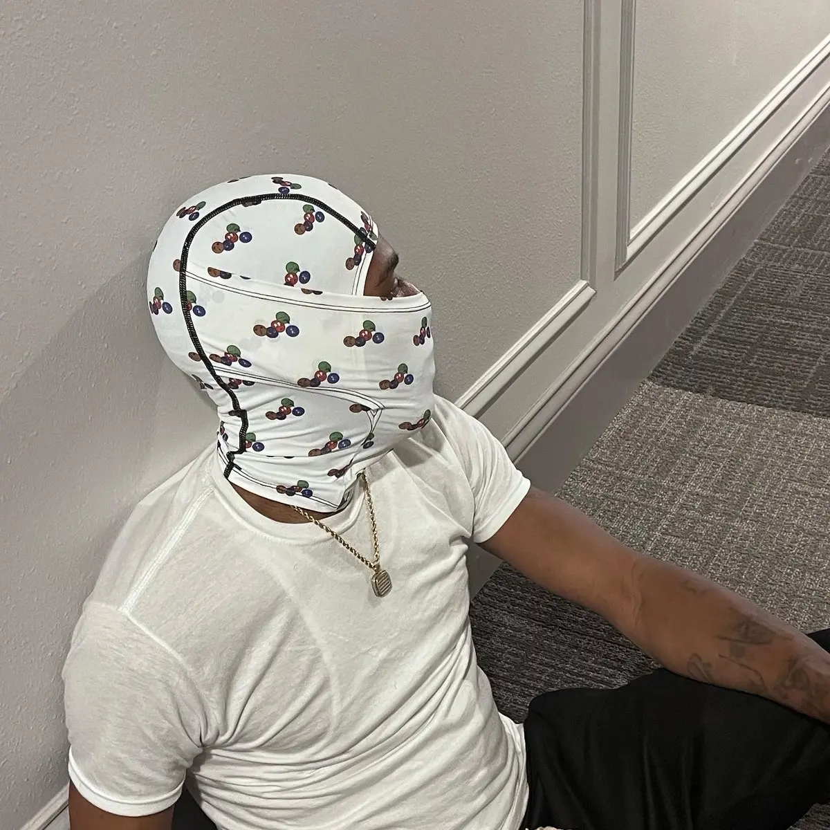 Custom’white ski-mask Custom’white ski-mask