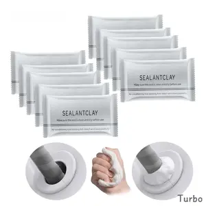 Repair  Holes for  Hole,10 Counts Waterproof Sealant Mastic,Drain Connection,Quick Mending Mud,Air Conditioning Hole Waterproof Seal Putty.Turbo