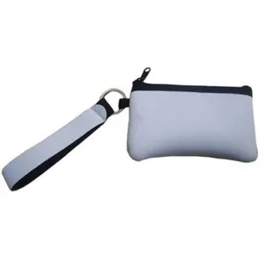 Sublimation Wristlet Coin Pouch with Zipper Neoprene
