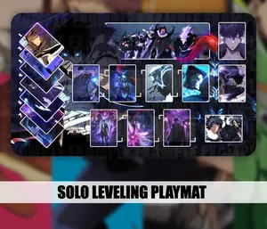 Solo Leveling Mouse Pad and Playmat Anime Desk Mat Mousepad Gift for Gamers Office