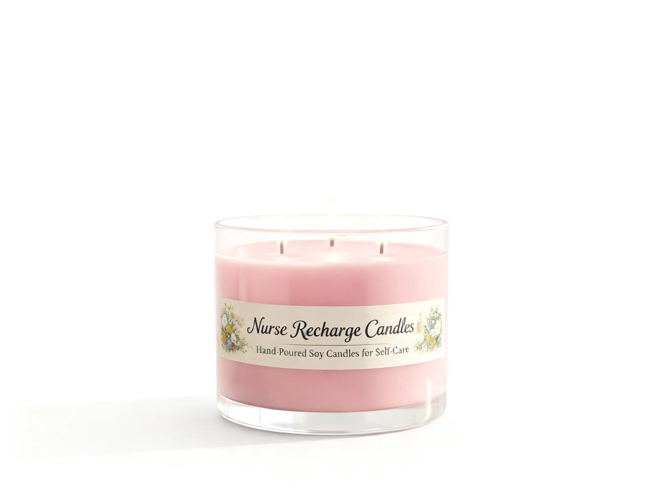 Aromatherapy Scented Candle - Non-Toxic Wax Decorative Candle for Nurse Recharge, Home Decor Supplies