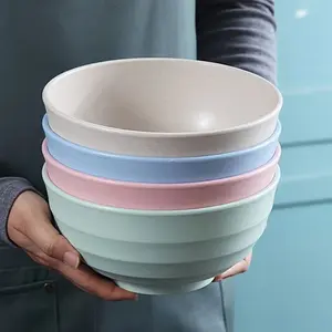 4-Piece Unbreakable Cereal Bowl Set, 24 Oz PP Plastic Bowls for Soup/rice/cereals, Microwave & Dishwasher Safe, Lightweight Dinnerware, Salad Serving Bowls