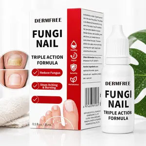 Triple Action Nail Brightening Care Liquid, Natural Herbal Nail Care for Toenail & Fingernail, Moisturizing Cuticle Nourishment for Discolored Nails, Daily Hand & Foot Nail Care, 15ml