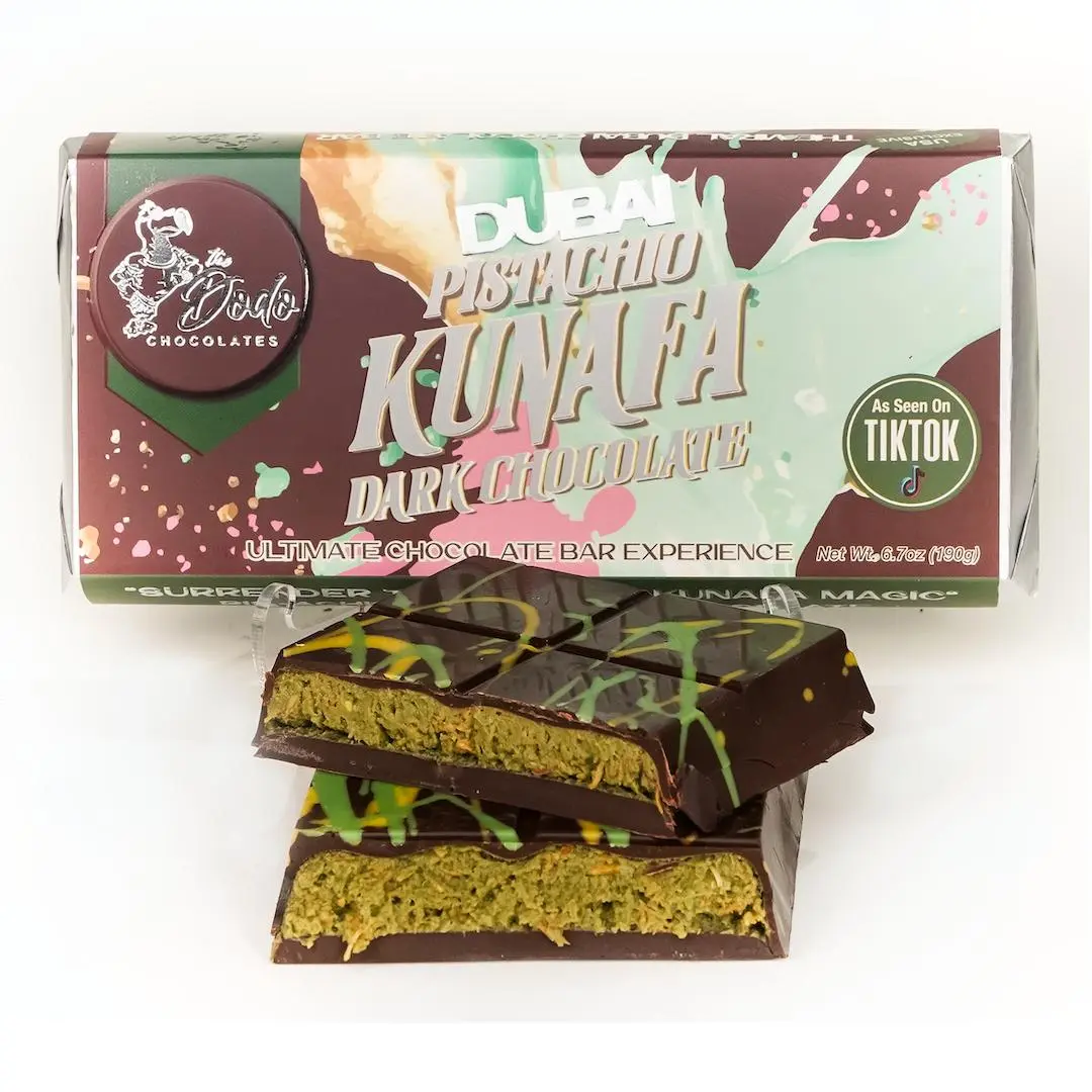 Dark Chocolate Pistachio Kunafa 