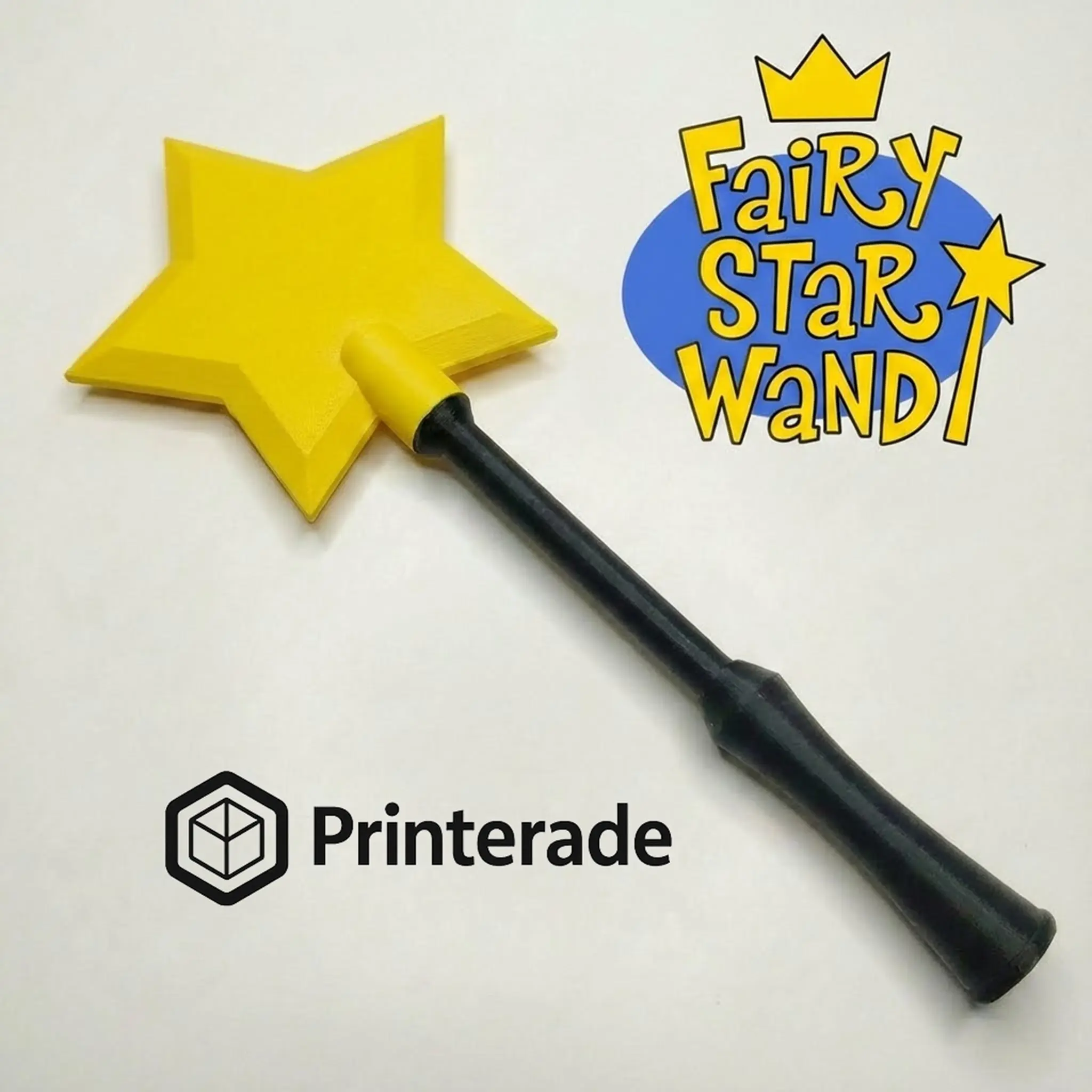 Printerade Fairy Star