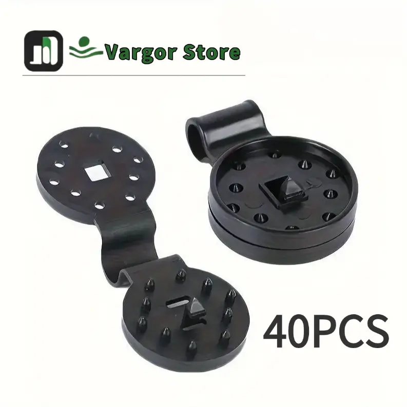 40PCS Heavy-Duty Windproof Shade Cloth Clips - Reusable Tarp Clamps for Garden Netting, Greenhouse Covers, Outdoor Tarps