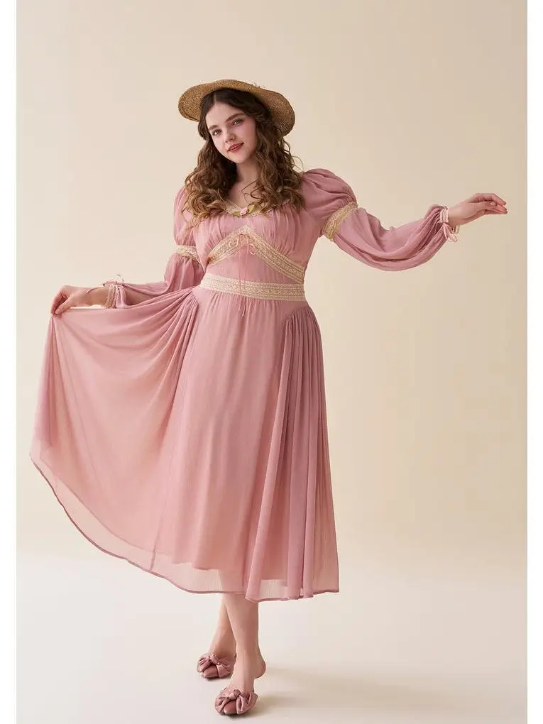 umber embroidered lace dress UMBER EMBROIDERY MAXI DRESS main image 0
