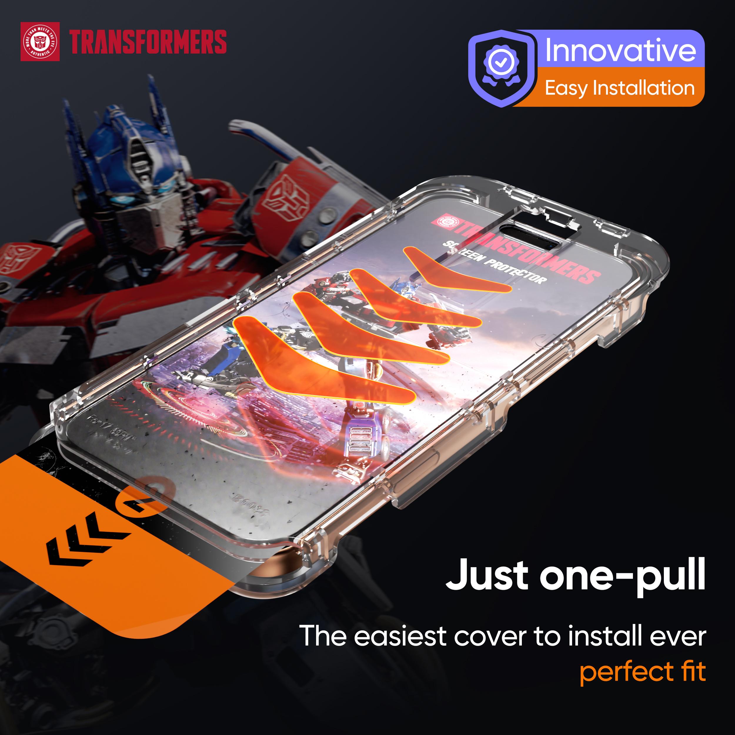 TRANSFORMERS 2-Pack Privacy Screen Protector, Phone Screen Protector, High-Definition Shatterproof Tempered Glass Phone Protector and Accessories