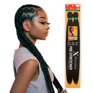 [LIMITED TIME DEAL], 1-pack Braids XPRESSION 3X Pre-Stretched Braid 58"