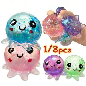 Candy Octopus Sensory Stress Relief Toy, Sticky Filler Squeeze Ball, Anxiety Relief, Birthday Gift, Party Favor, Pinata Fill