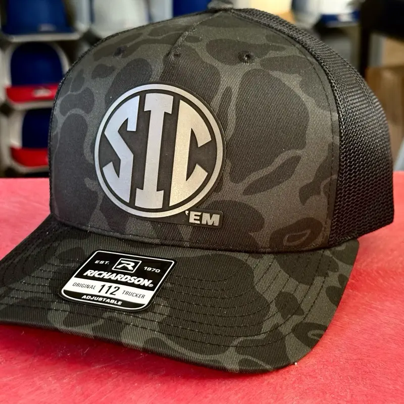 Sic Em Blackout Edition 112 Snapback Cap Sic Em Blackout Edition 112 Snapback Cap