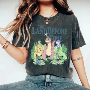 The Land Before Time Pastel Dinosaur Friends Comfort colors Shirt, Land Before Time Party Shirt, Land Before Time Decor SweatShirt