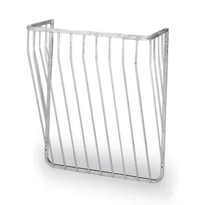 Galvanized Front Hay Rack for Horses – Rust-Resistant, Wall-Mounted Horse Feeder