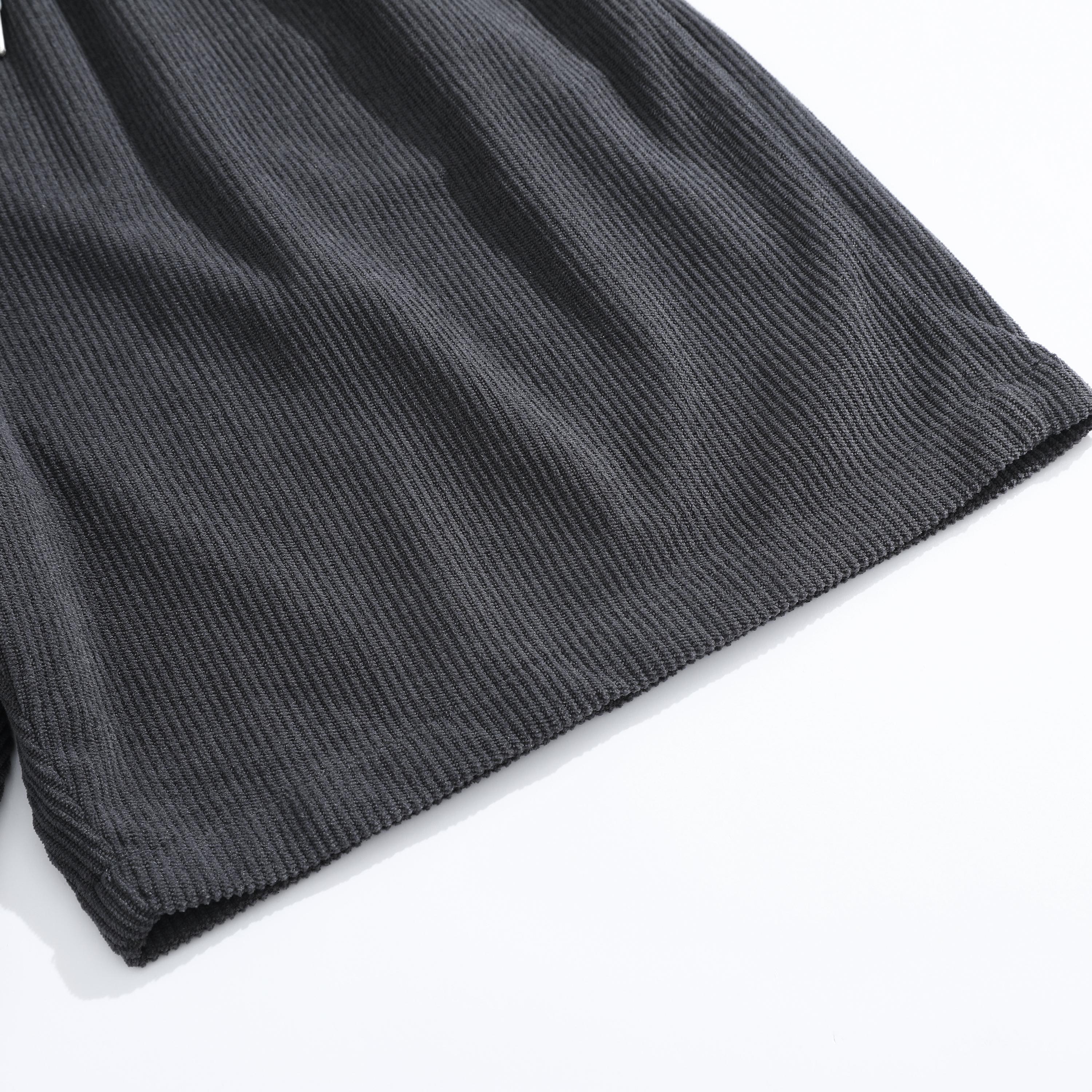 Corduroy Men’s Sports Shorts, Summer Loose Casual Mid-Length Shorts