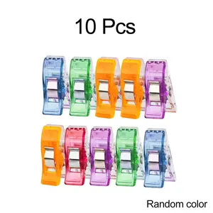 Colorful Sewing Clips 10/20/50 Pack, Non-Slip Plastic Patchwork Clips, Reusable Washable DIY Fabric Clamps, Multi-Functional Knitting Tool, Sewing Tools, Sewing Supplies Crafts
