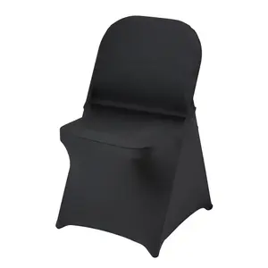 Stretch Spandex Folding Chair Covers, Universal Fitted Chair Cover, Removable Washable Protective Slipcovers, for Wedding, Holiday, Banquet, Party, Celebration, Dining